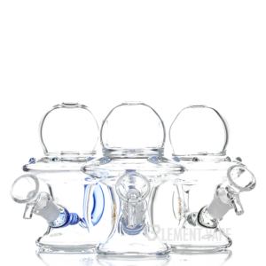 Shadow Glass 5" UFO Bubbler with Inline Perc