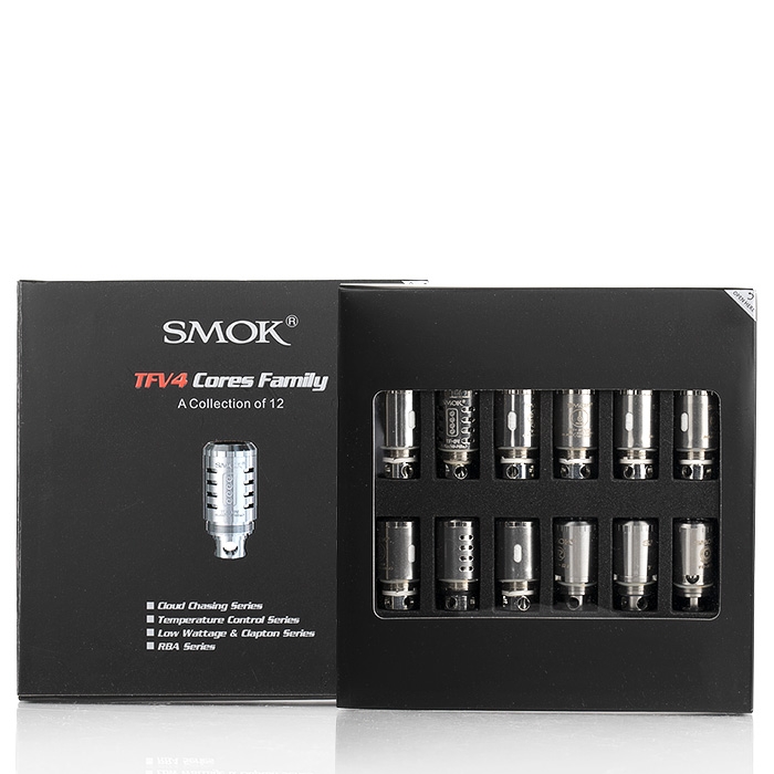 SMOK TFV4 Cores Family Collection (12-Pack) (Discontinued)