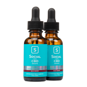 Social CBD - Acai Berry Broad Spectrum Drops
