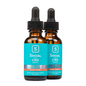 Social CBD - Blood Orange Broad Spectrum Drops