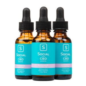 Social CBD - Lavender CBD Isolate Drops
