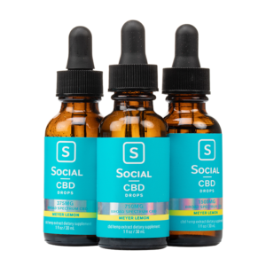 Social CBD - Meyer Lemon Broad Spectrum Drops