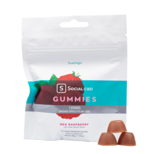 Social CBD - Red Raspberry Gummy