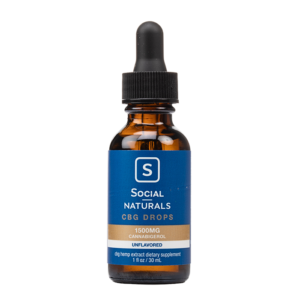 Social CBD - Naturals - Unflavored CBG Drops