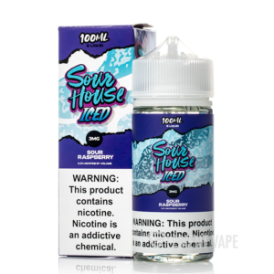 Sour Raspberry Iced - Sour House - 100mL
