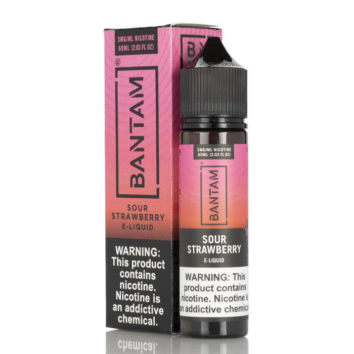 Sour Strawberry - Bantam Vape - 60mL