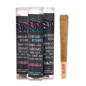 STNR Caviar Cones Delta 8 Pre Rolls 1.5G