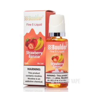 Strawberry Banana - Boulder Fine E-Liquid Salt Nic - 30mL
