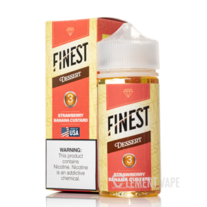 Strawberry Banana Custard - Finest E-Liquid - 100mL