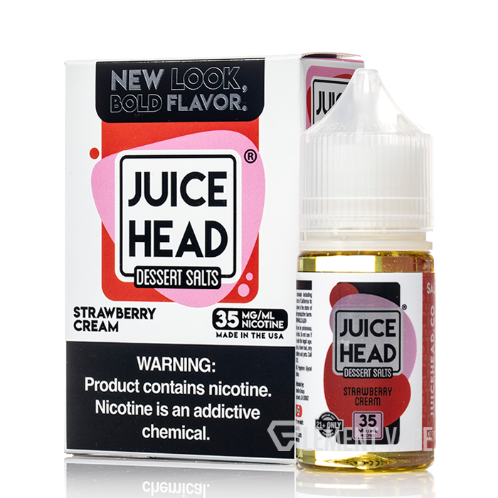 Strawberry Cream - Juice Head Salts - 30mL