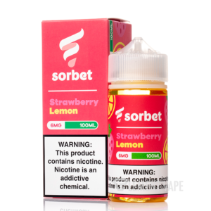 Straw Lemon - Sorbet Pop - 100mL