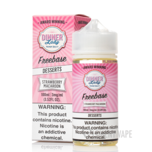 Strawberry Macaroon - Vape Dinner Lady E-Liquid - 100mL