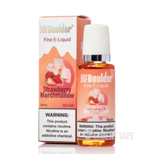 Strawberry Marshmallow - Boulder Fine E-Liquid Salt Nic - 30mL