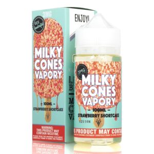 Strawberry Shortcake - Milky Cones Vapory - 100mL (Discontinued)