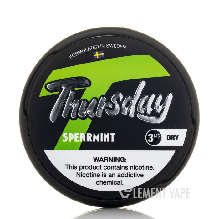Thursday Dry Nicotine Pouches - Spearmint