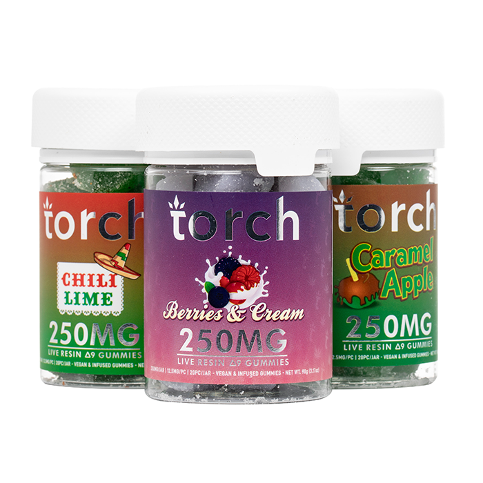 Torch Delta-9 Live Resin Gummies 250mg