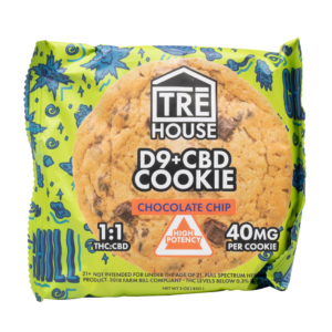 Tre House Delta 9 + CBD Cookie 40mg