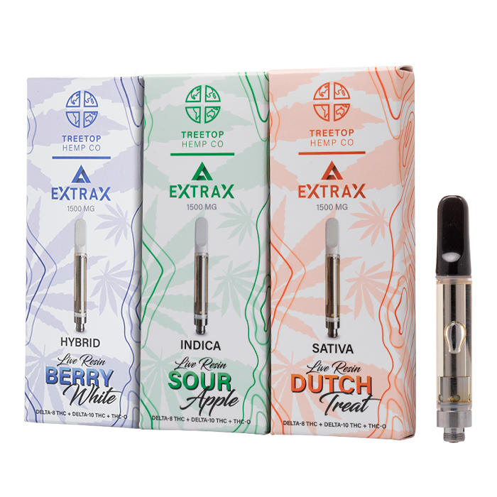 Treetop Hemp Co. x Delta Extrax Live Resin Cartridge 1.5G
