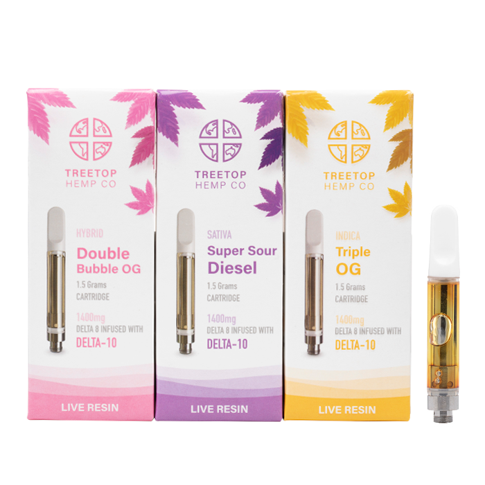 Treetop Delta-10 Live Resin Cartridge 1.4G