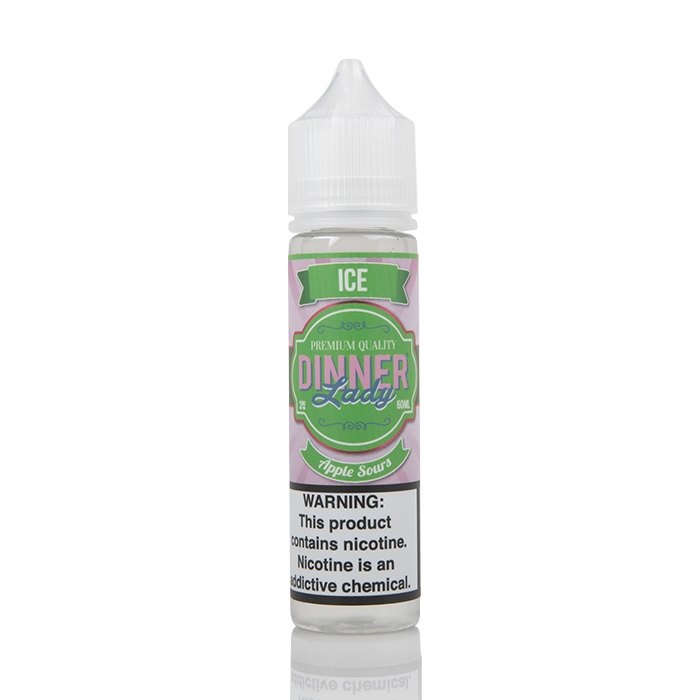 Tuck Shop - Apple Sour ICE - Vape Dinner Lady E-Liquid - 60mL
