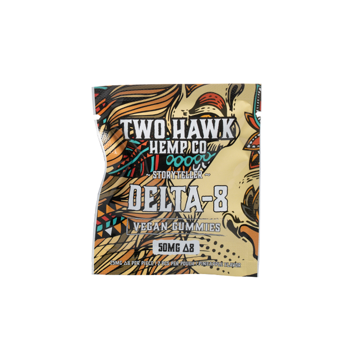 Two Hawk Extracts Delta-8 Storyteller Gummies 500mg