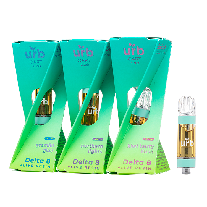 URB Delta-8 THC Live Resin Cartridge 2.2G