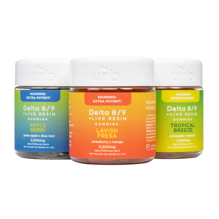 URB D8/D9 Gummies 3500mg