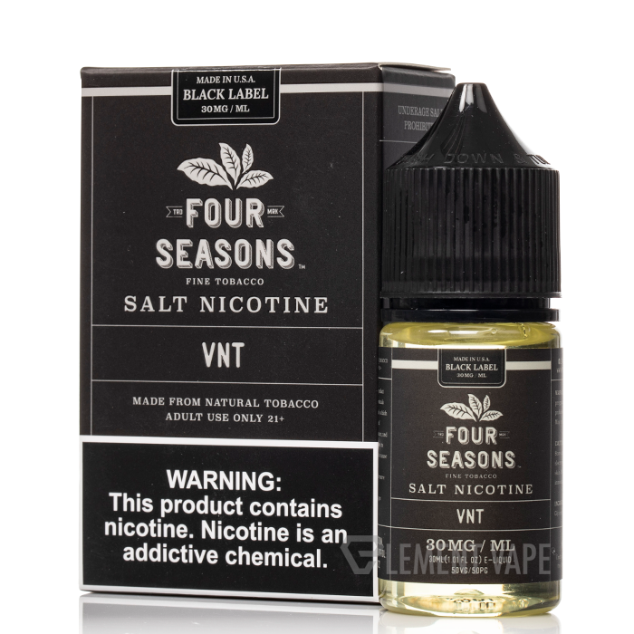 Vanilla Nut Tobacco (VNT) - Four Seasons Salt - 30mL