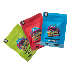 Wacky Shrooms Amanita Mushroom Gummies 7500mg