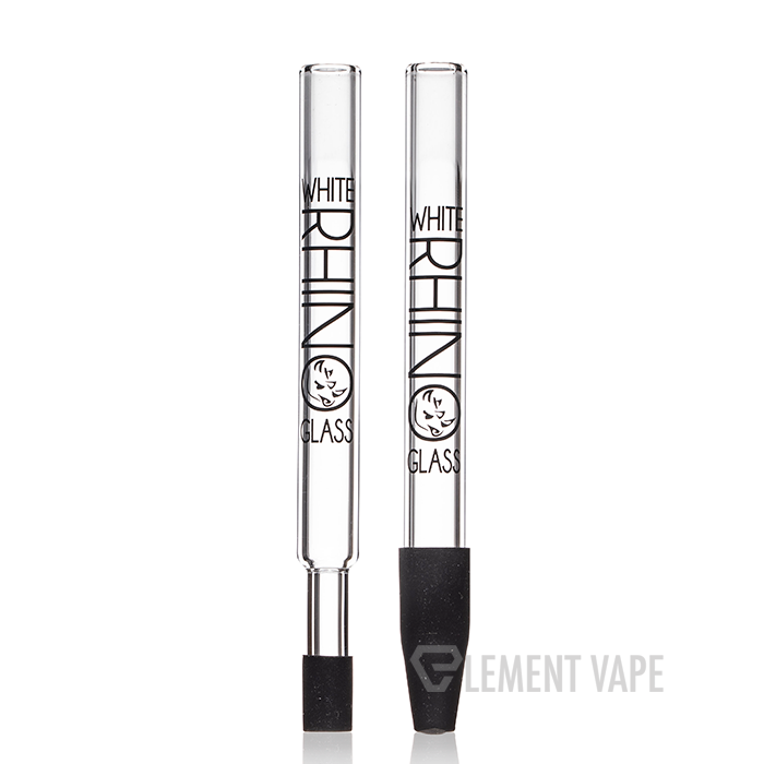 White Rhino Pyrex Dab Straw