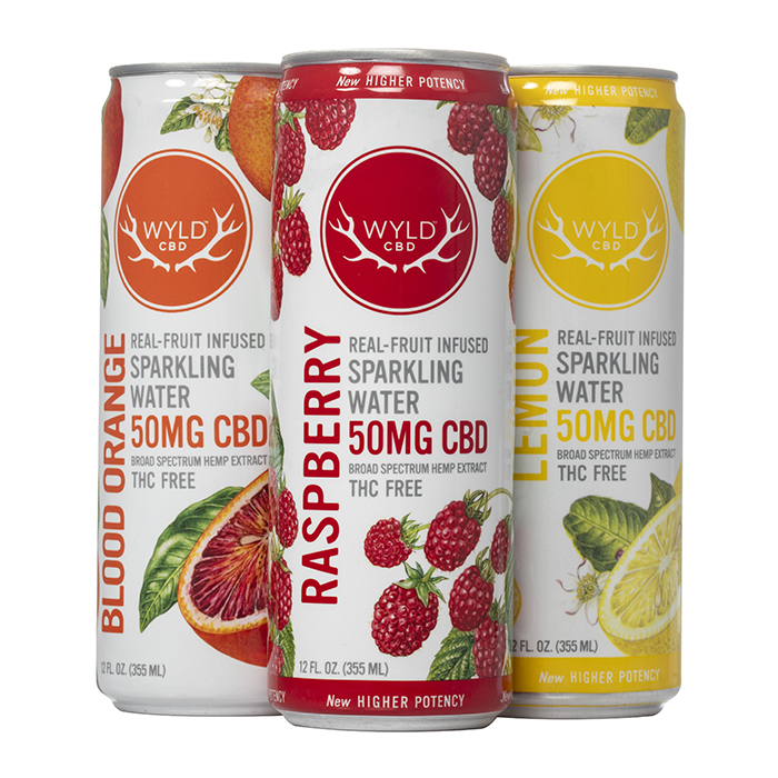 Wyld CBD Sparkling Water 50mg