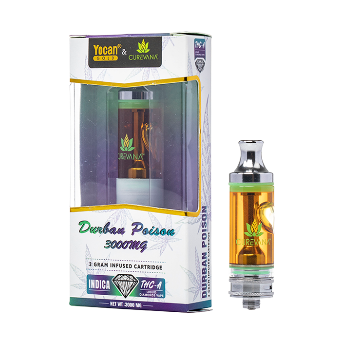 Yocan Gold x Curevana THC-A Liquid Diamond Cartridge 3G