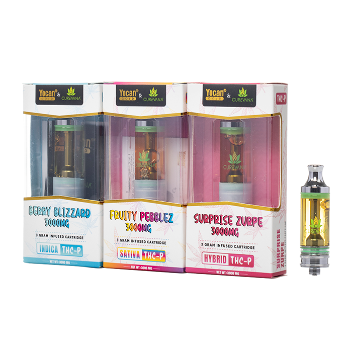 Yocan Gold x Curevana THCP Infused Cartridge 3G