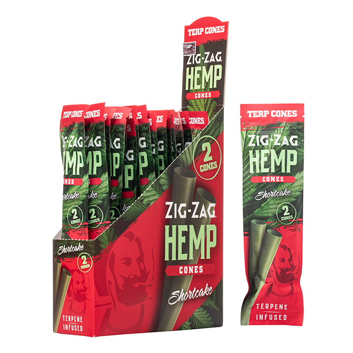 Zig Zag Terpene Infused Hemp Cones - 30ct Box