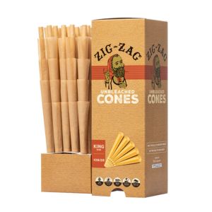 Zig Zag Unbleached Pre Rolled Cones