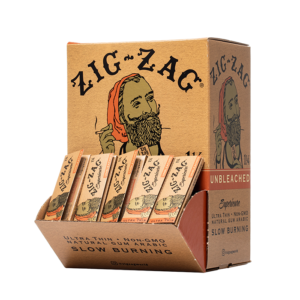 Zig Zag Unbleached Rolling Papers - 1536ct Box