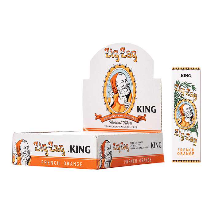 Zig Zag Vintage King Rolling Papers - 768ct Box