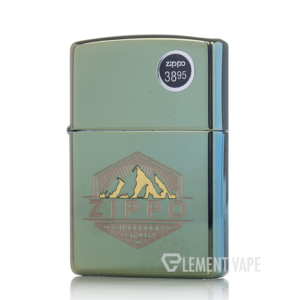 Zippo Outdoor Design Chrome Green Lighter - 46293