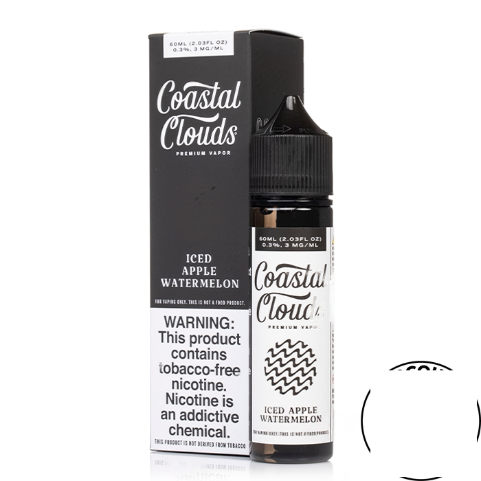 ICED Apple Watermelon - Coastal SALTS - 30mL