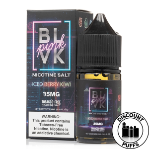 ICED Berry PEACH SALT - BLVK Pink Series - BLVK - 30mL