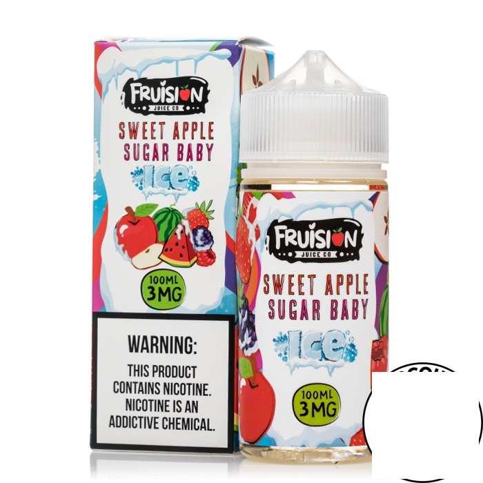 ICED Sweet Apple Sugar Baby - Fruision Salts - 30mL