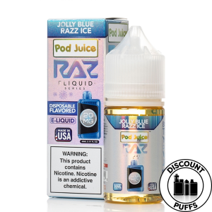 Jolly Green Apple - Pod Juice Salts x RAZ E-Liquid - 30mL