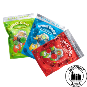 Space Gods Super Sour Space Head Gummies 900mg