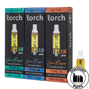 Torch THC-A Live Rosin Disposable 5G